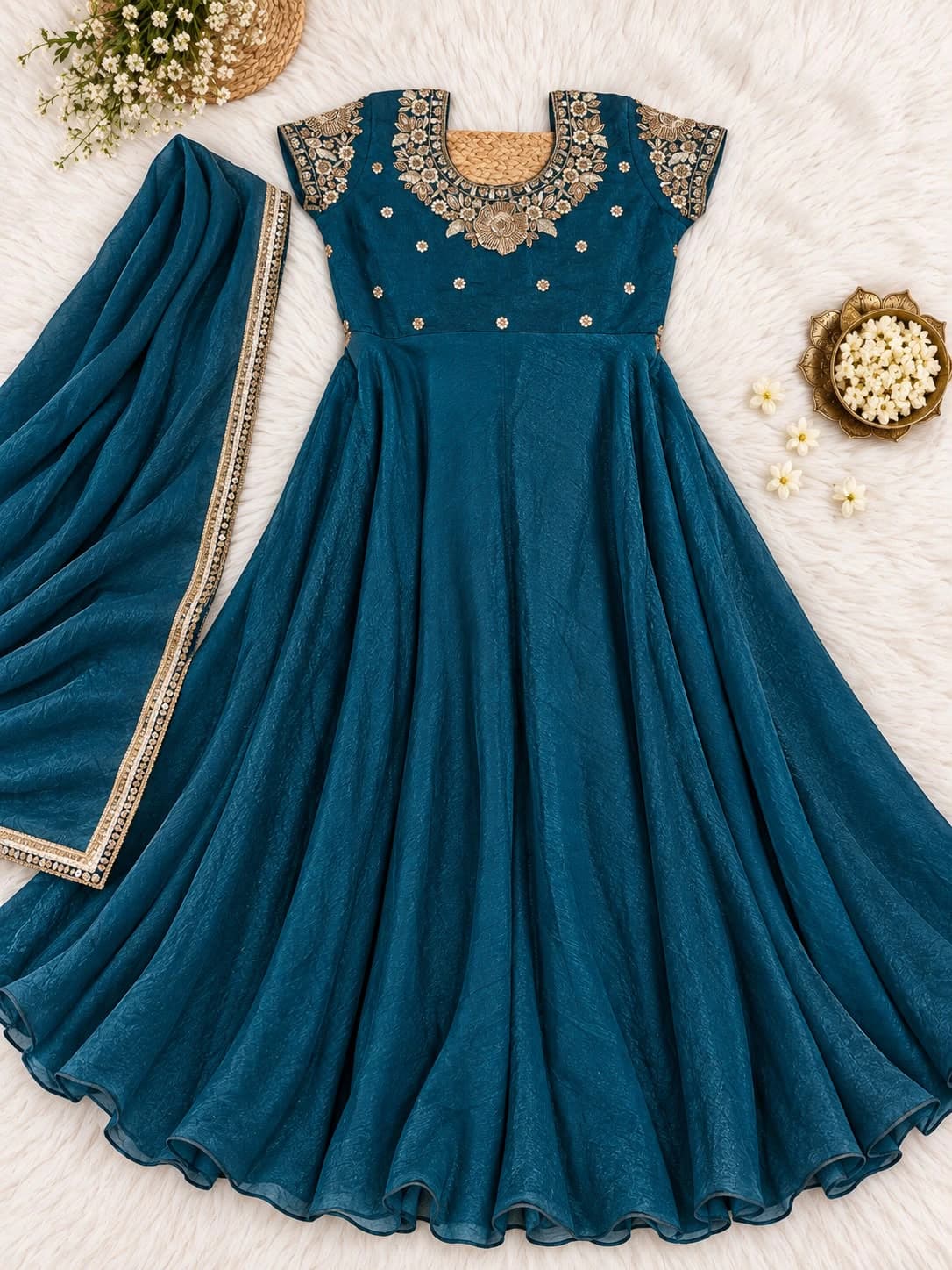 Fendi Crush Anarkali Suit Set