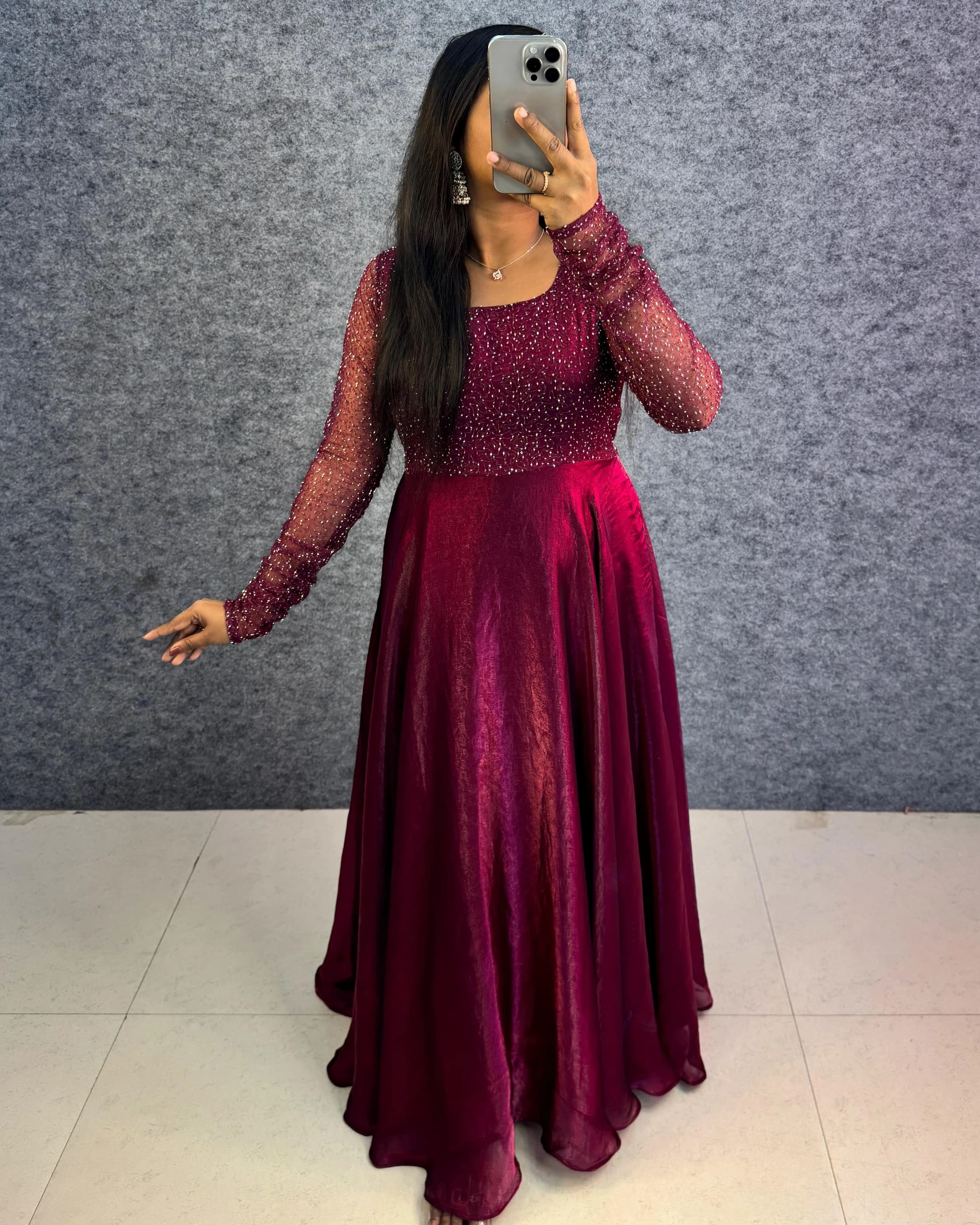 ❣️❣️Exclusive party wear 3 in 1 style gown outfit❣️❣️ 2