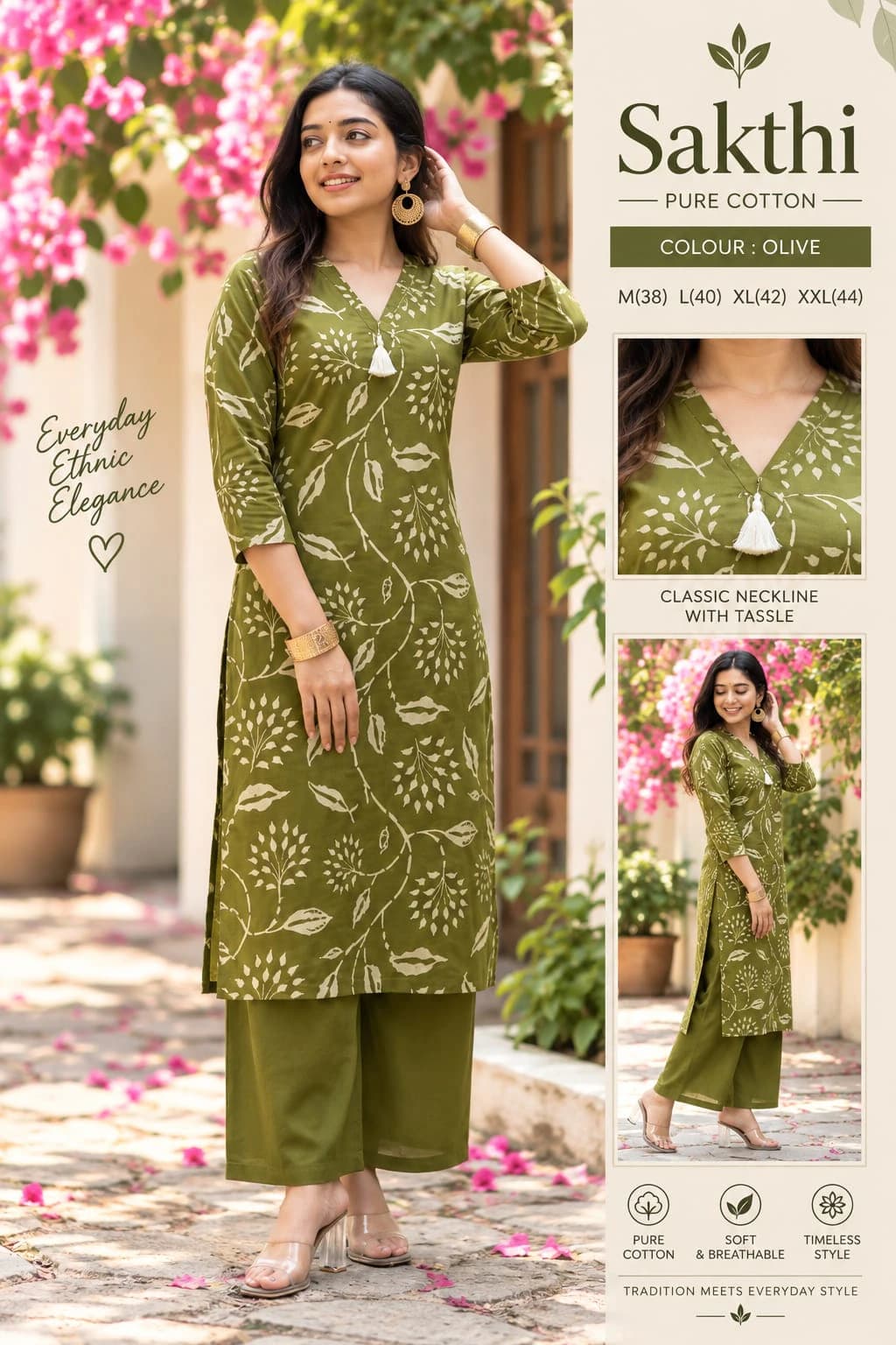 Cotton Co-Ord Set for Women