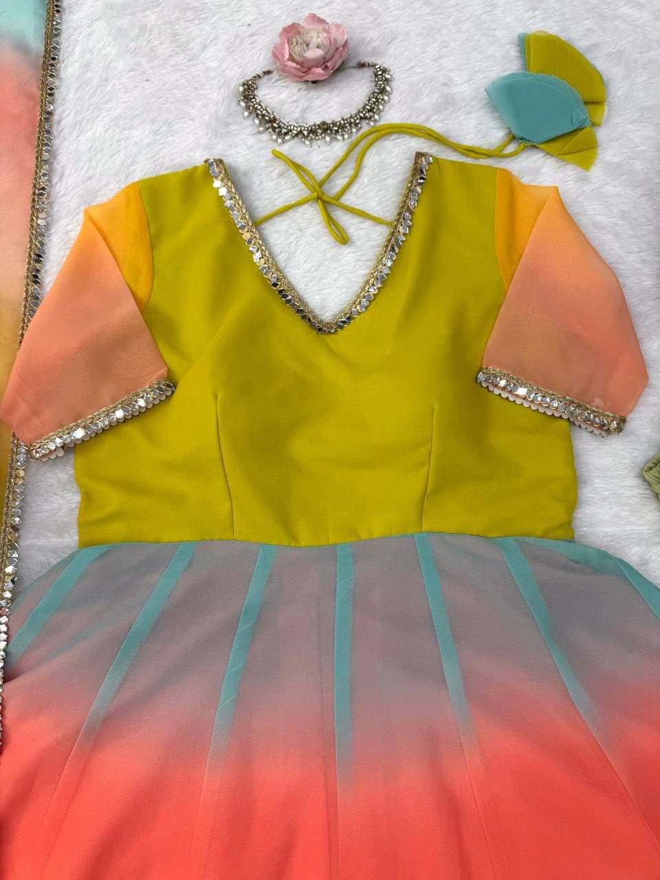 Elegant 3-Piece Anarkali Set 15