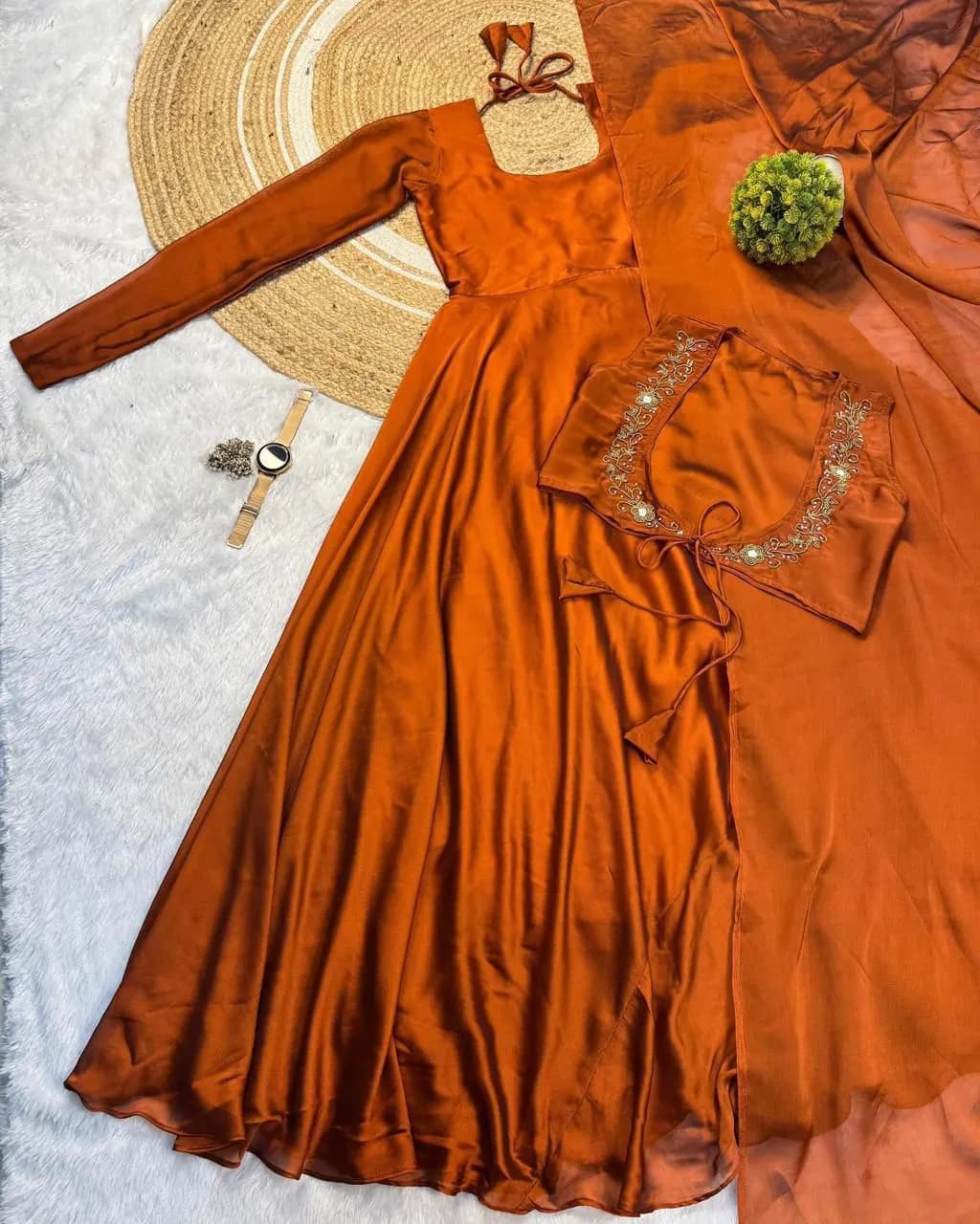 Premium Silk Gown 2