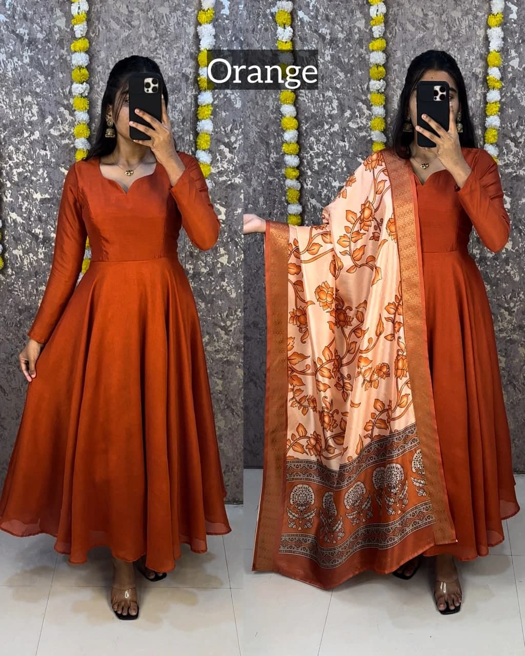 👸👑Launching beautiful plain vichithra anarkali with trending kalamkari dupatta👸👑