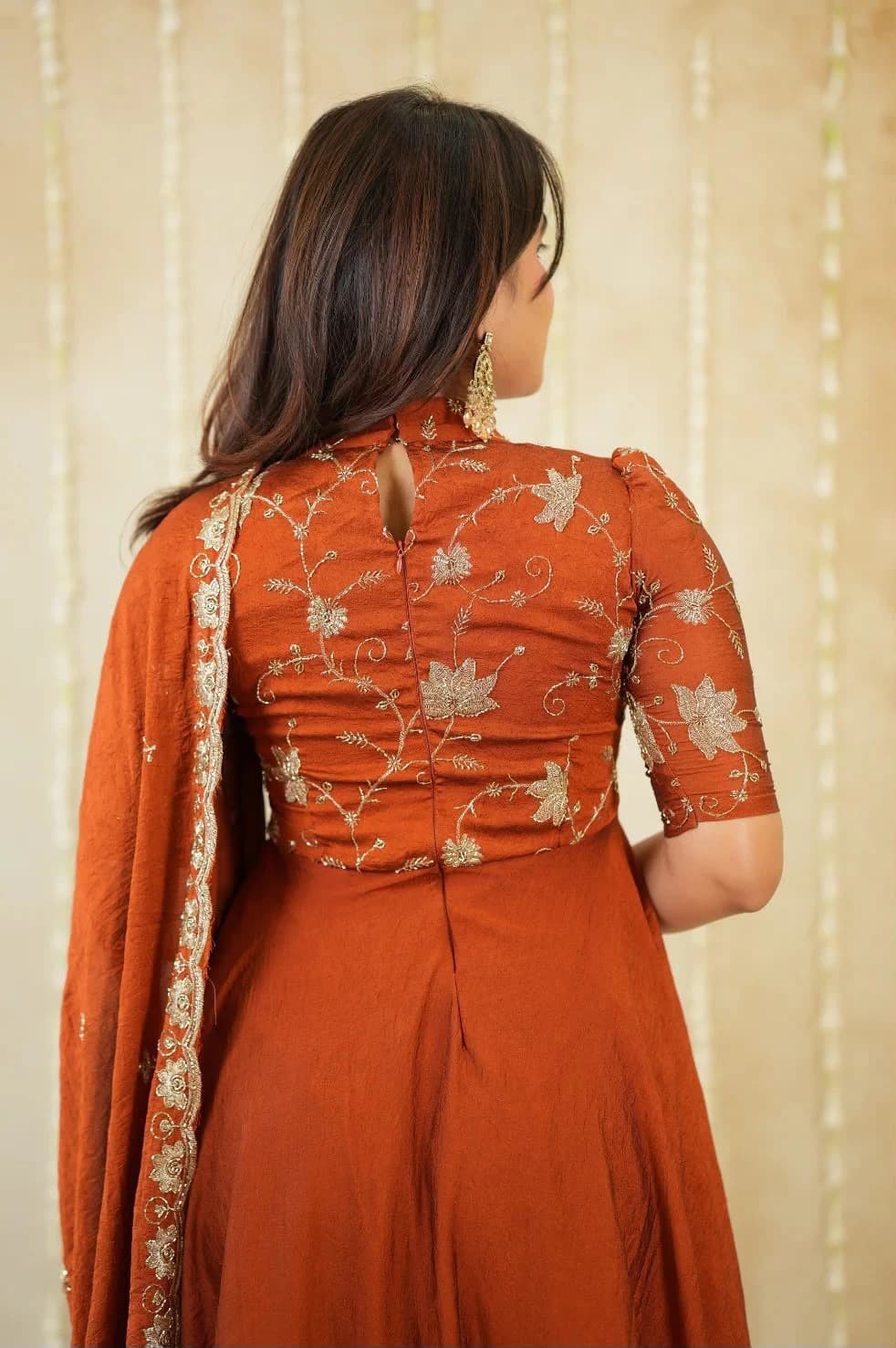 Rangoli Crush Anarkali Suit 4