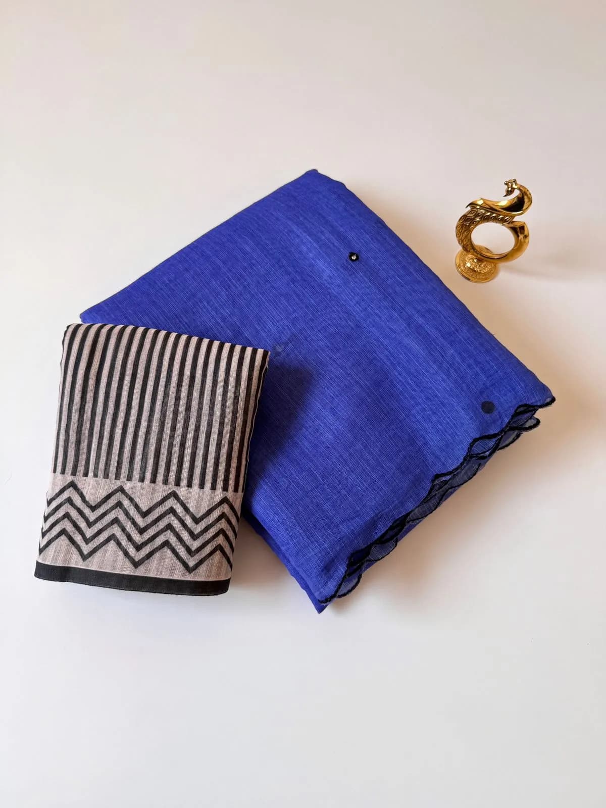 🪻🪻Trending Mirror Work linen cotton sarees with Attractive Digital prints🪻🪻