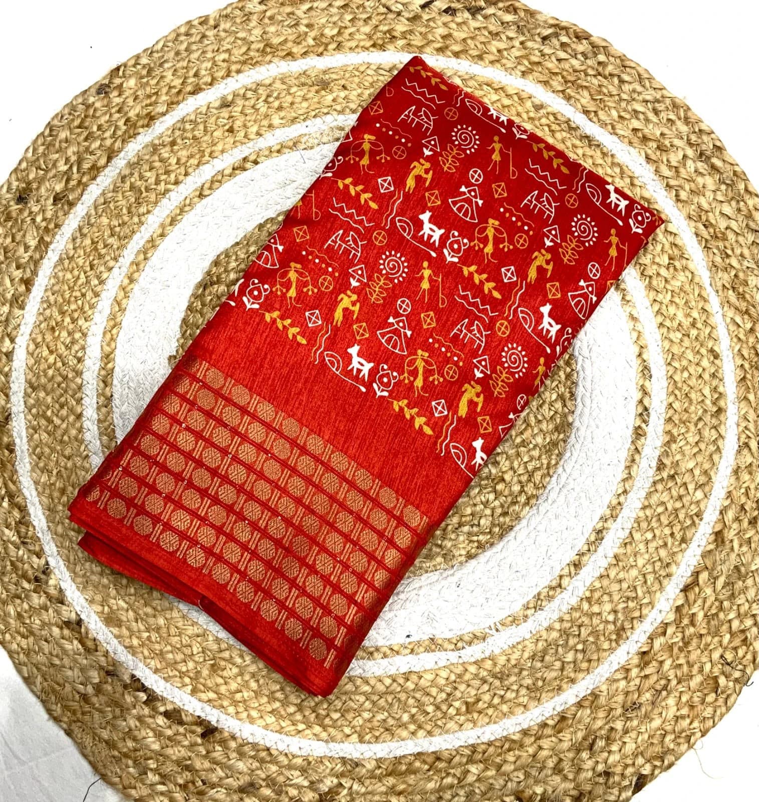 Dola Silk Kalamkari Saree