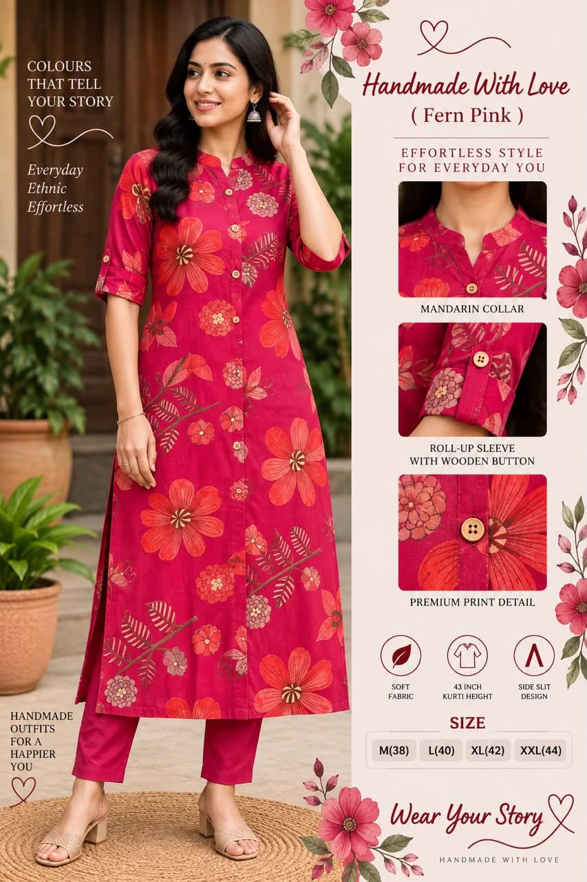 Bamboo Cotton Kurta Set 2