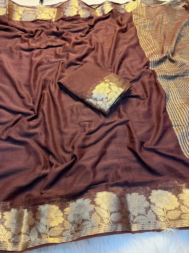 Viscose Georgette Saree 2