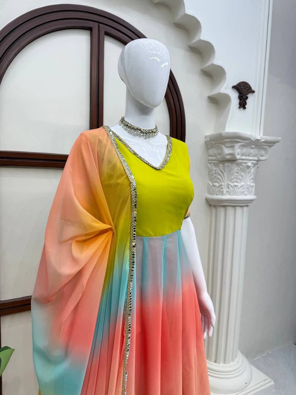 Elegant 3-Piece Anarkali Set 13