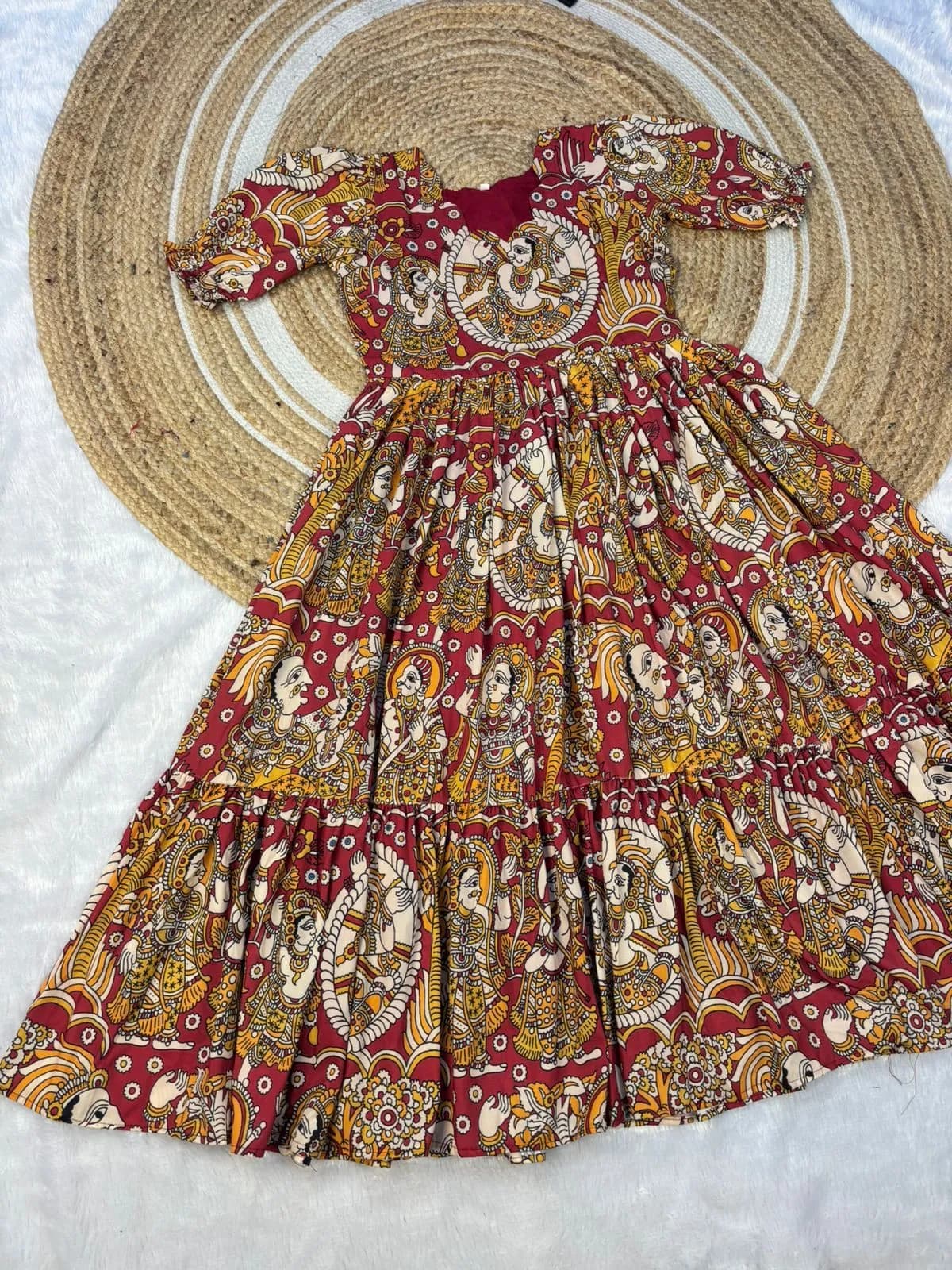 💐💐Most Demanding Kalamkari Maxigown💐💐