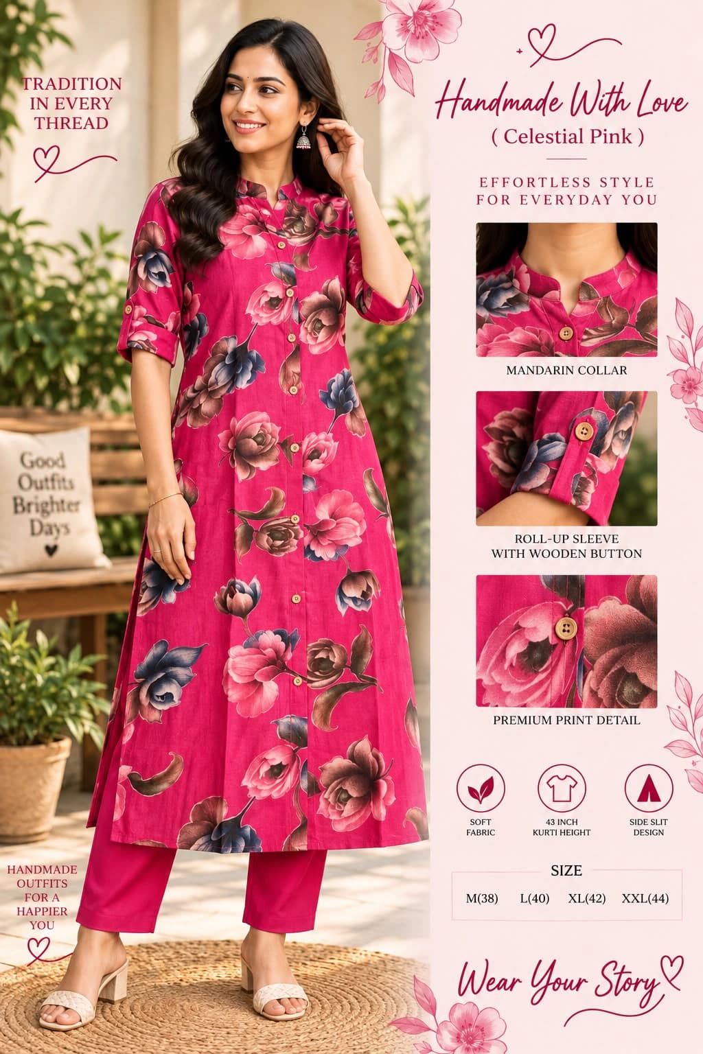 Bamboo Cotton Kurta Set 4
