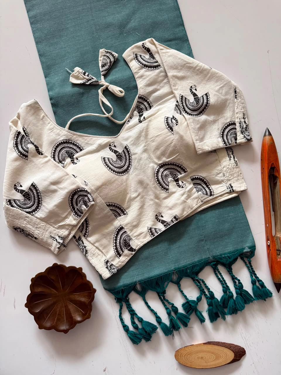 KHADI COTTON with blouse