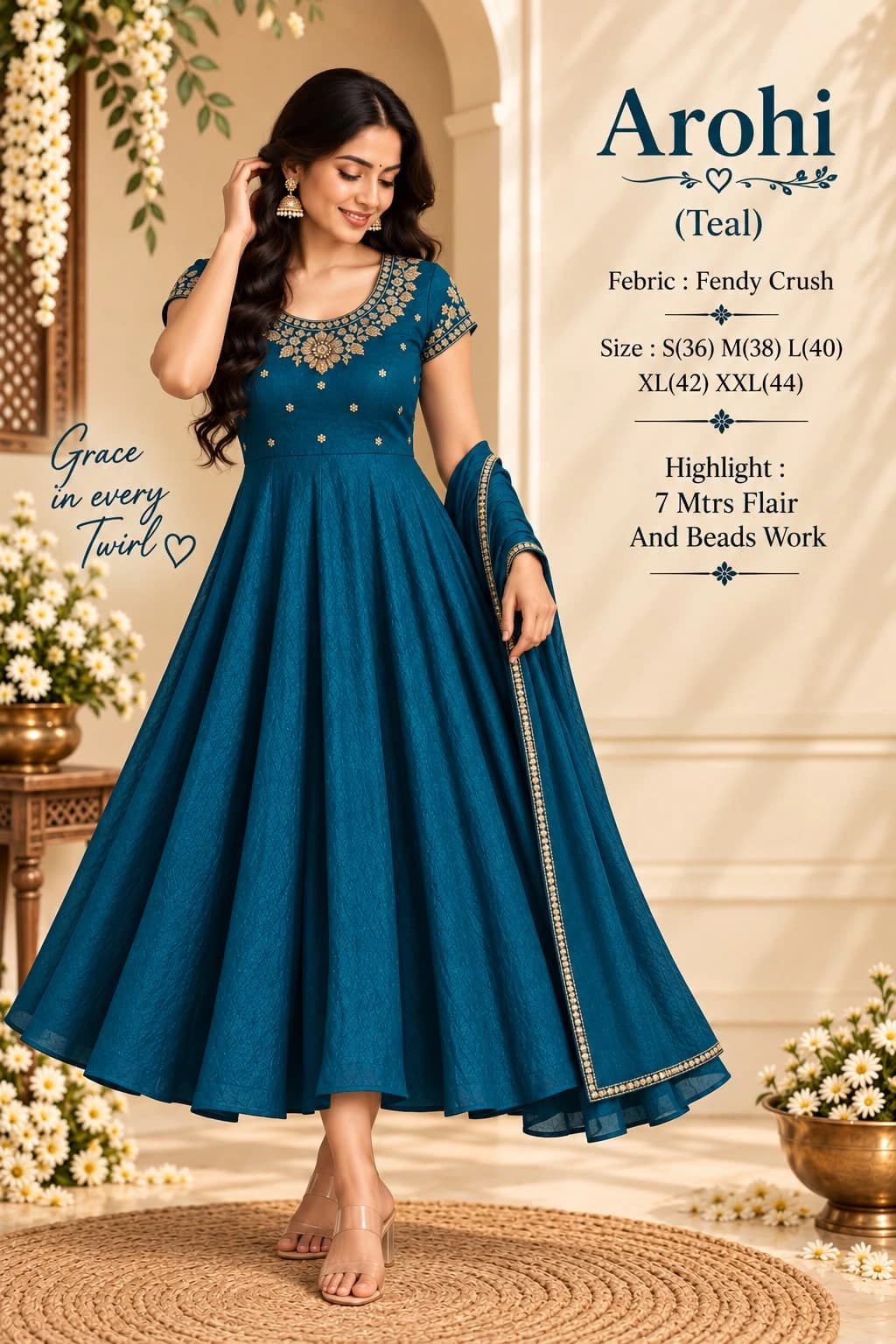 Fendi Crush Anarkali Suit Set 2