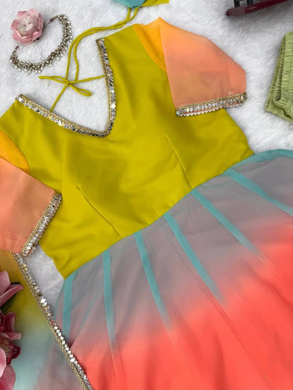 Elegant 3-Piece Anarkali Set 5