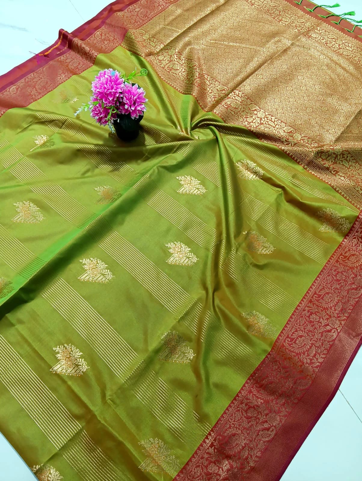 Soft Silk Saree with Blouse