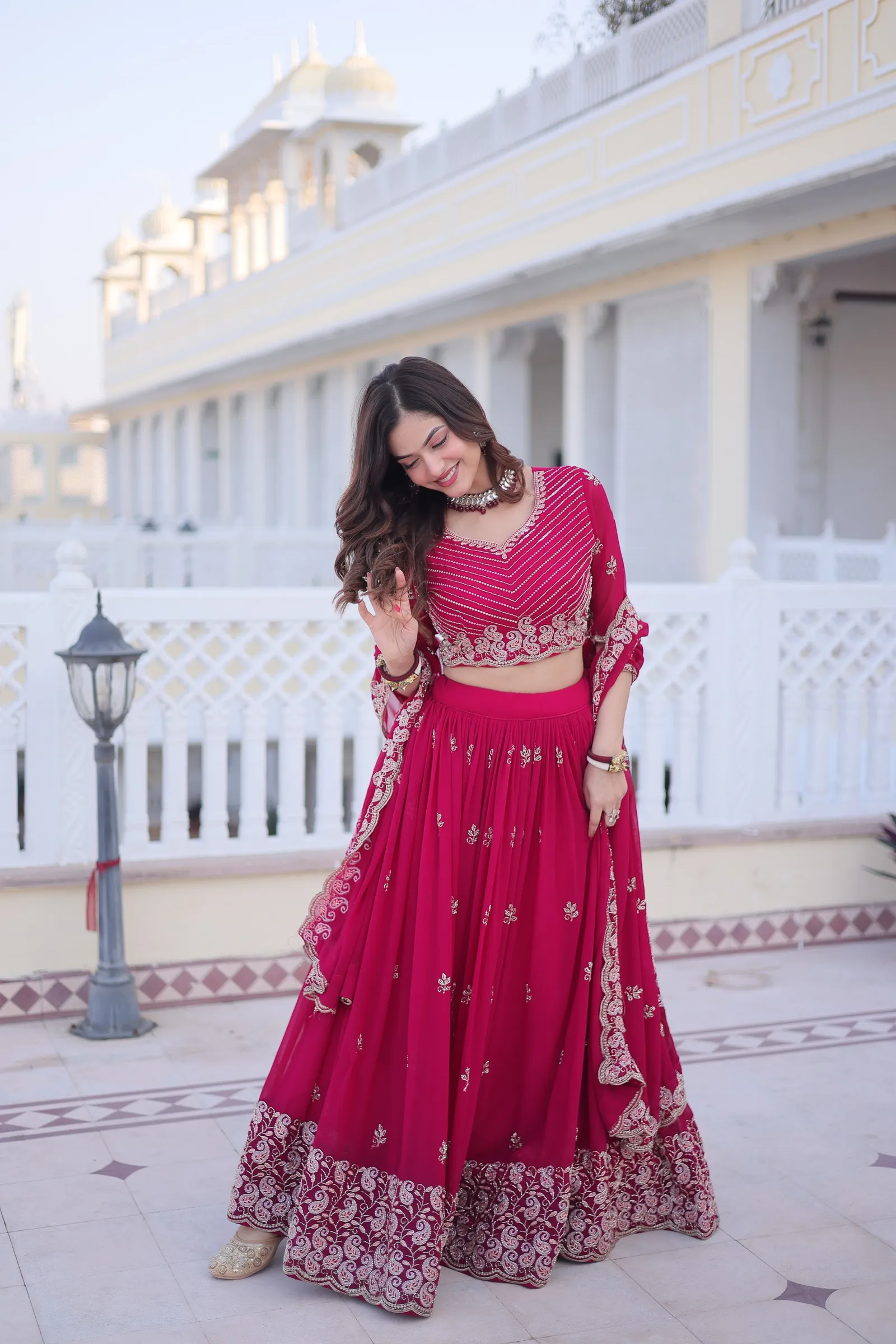 Lehenga choli Dupatta Set 4