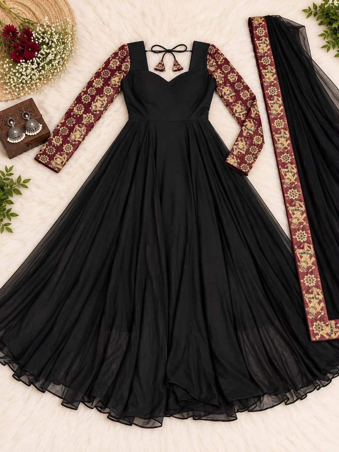 Georgette Anarkali Gown 2