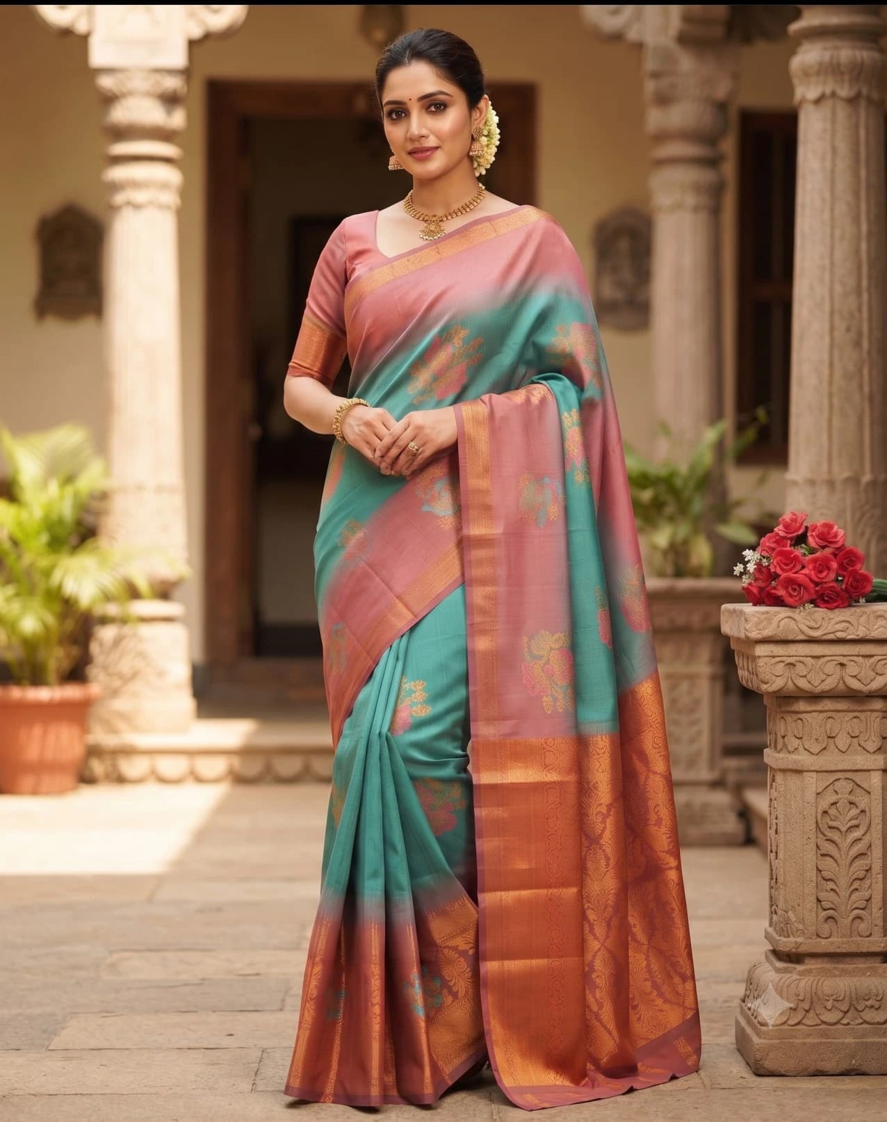 DIE & DIE SAREES  WITH BLOUSE 5