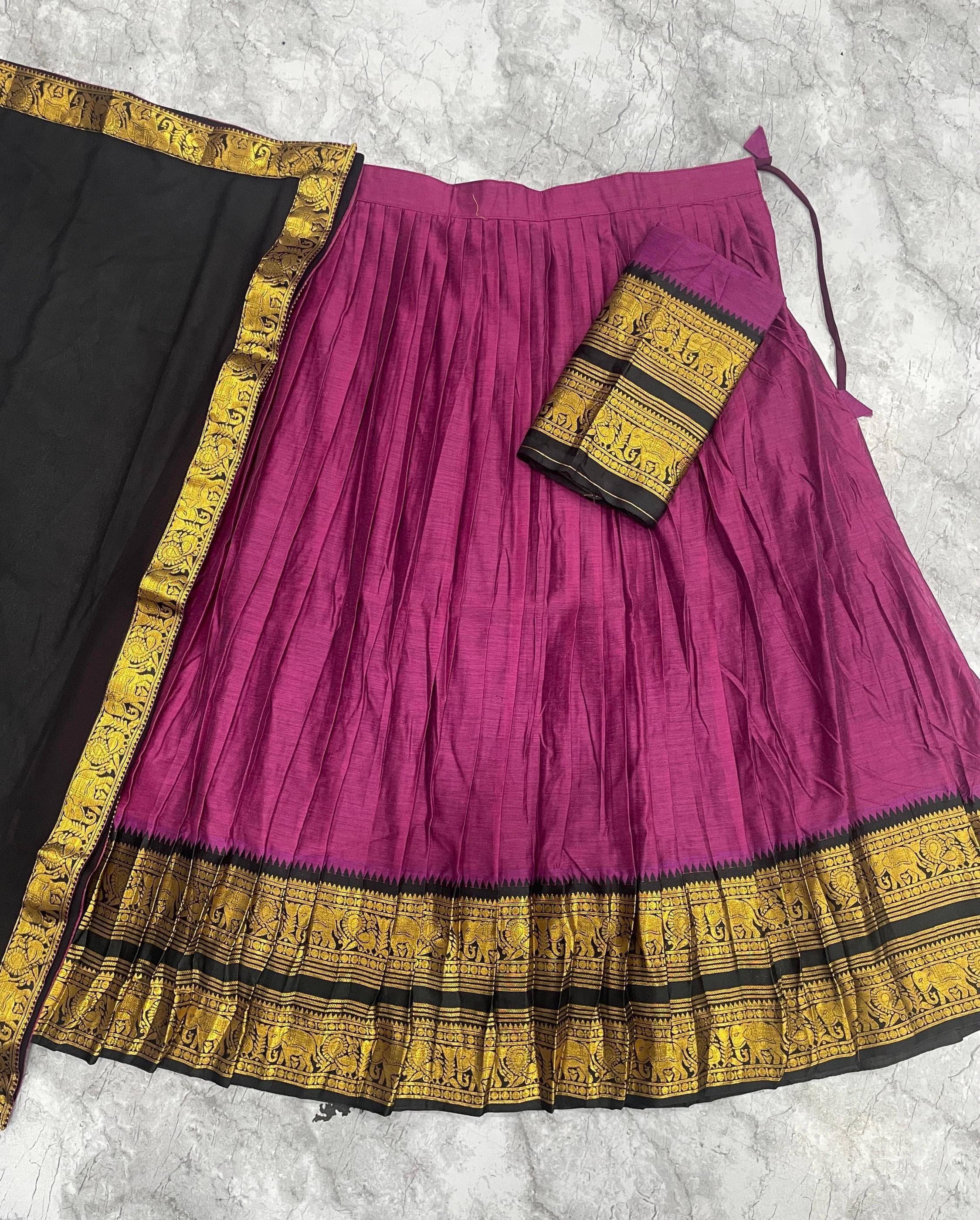 Kanci Cotton Silk Lehenga Set 2