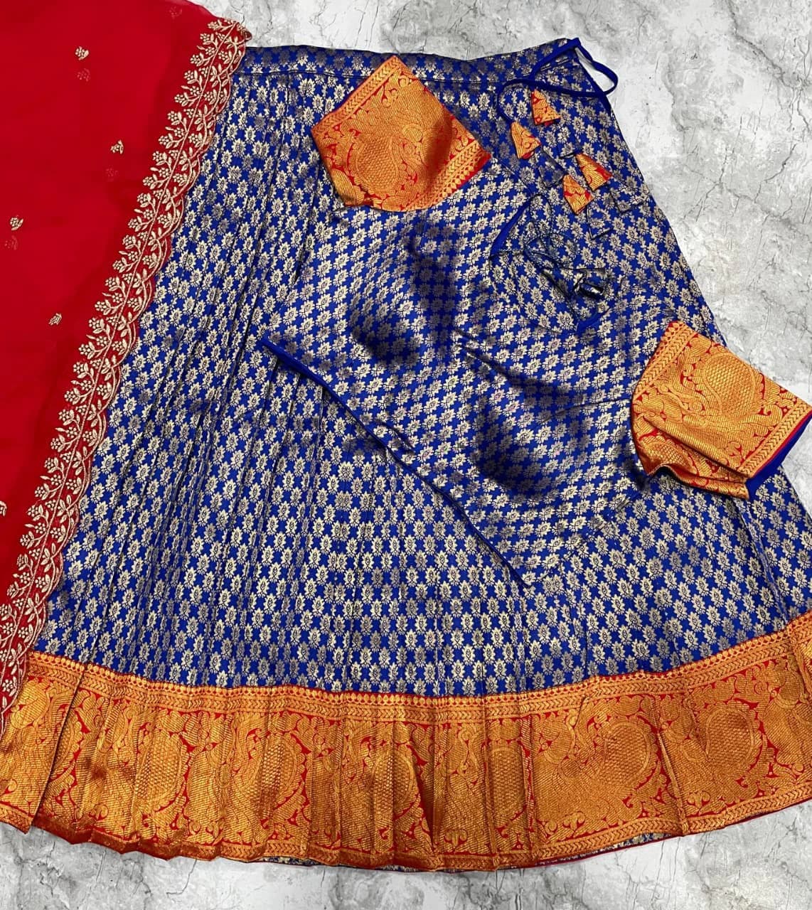 Kanjivaram Silk Lehenga Set 2