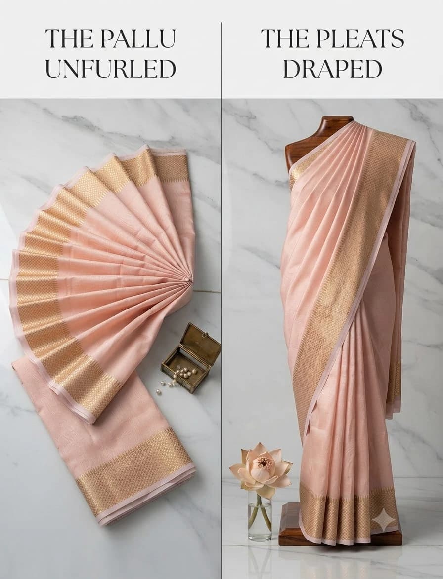 Tissue Saree with Blouse