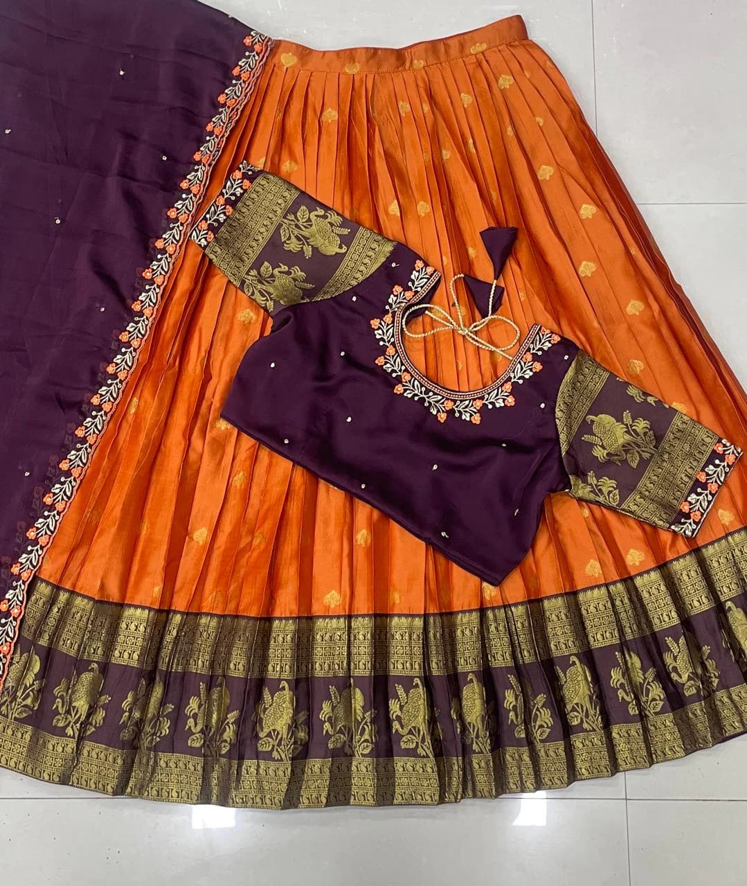 Kanjiveram Silk Lehenga Set 2