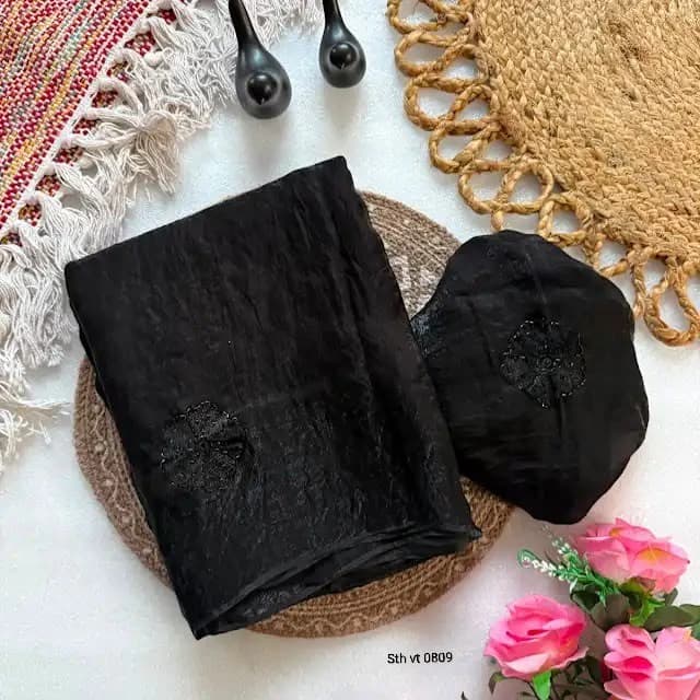 DHURVA  SAREES WITH BLOUSE