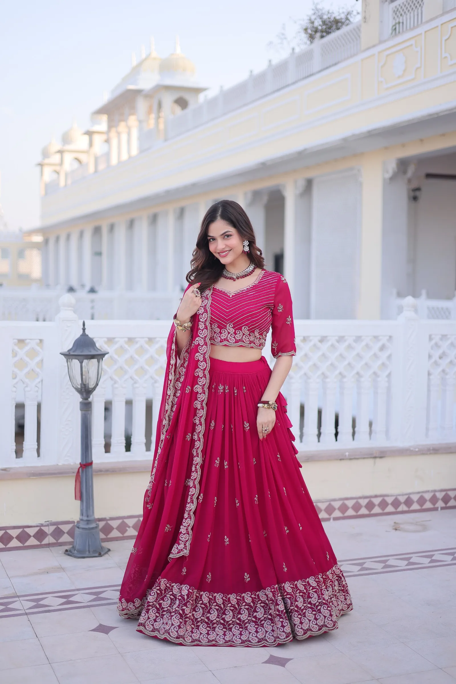 Lehenga choli Dupatta Set 3