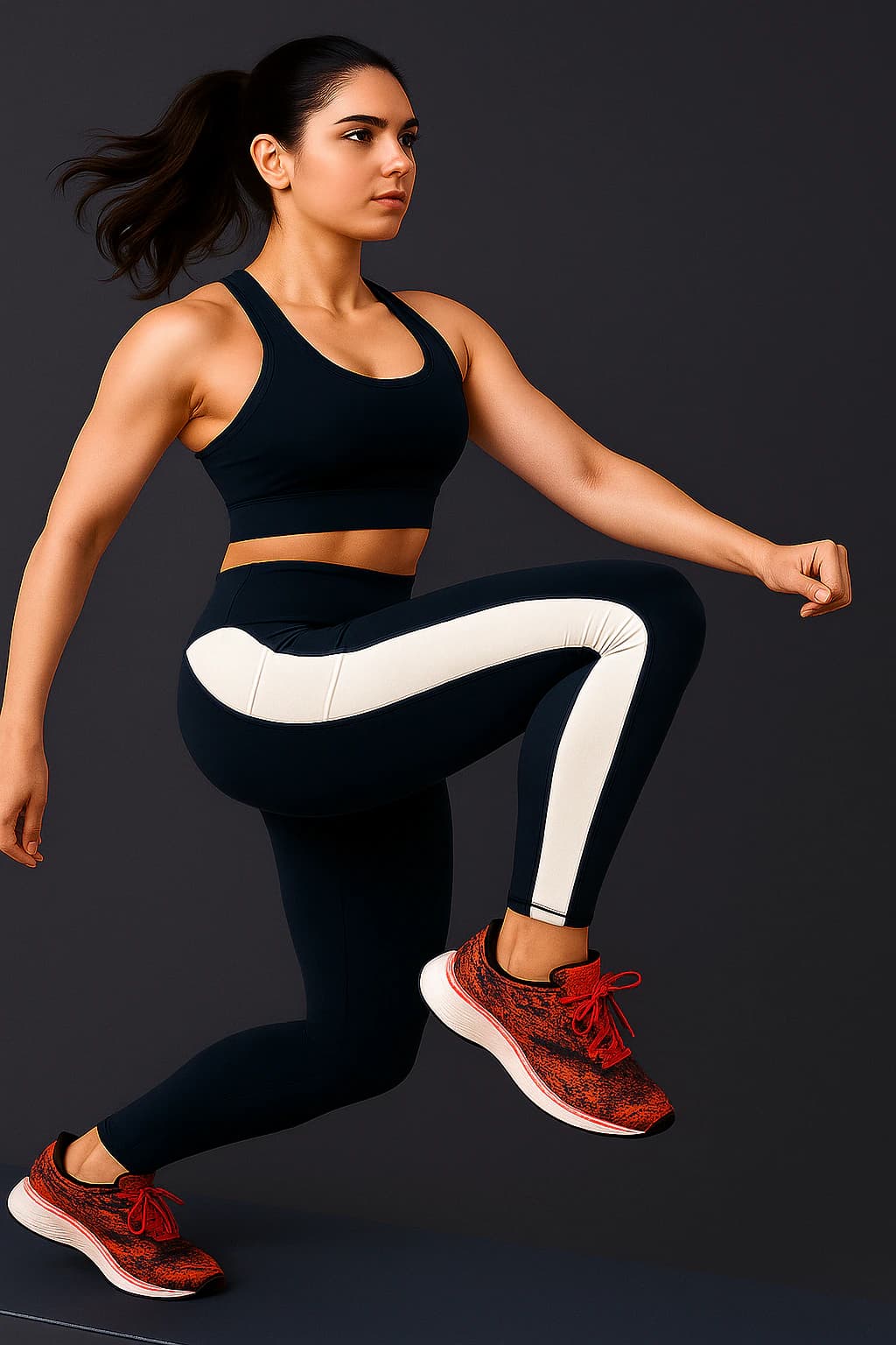Women Stretchable Polyester Tights for Fitness & Daily Wear 3