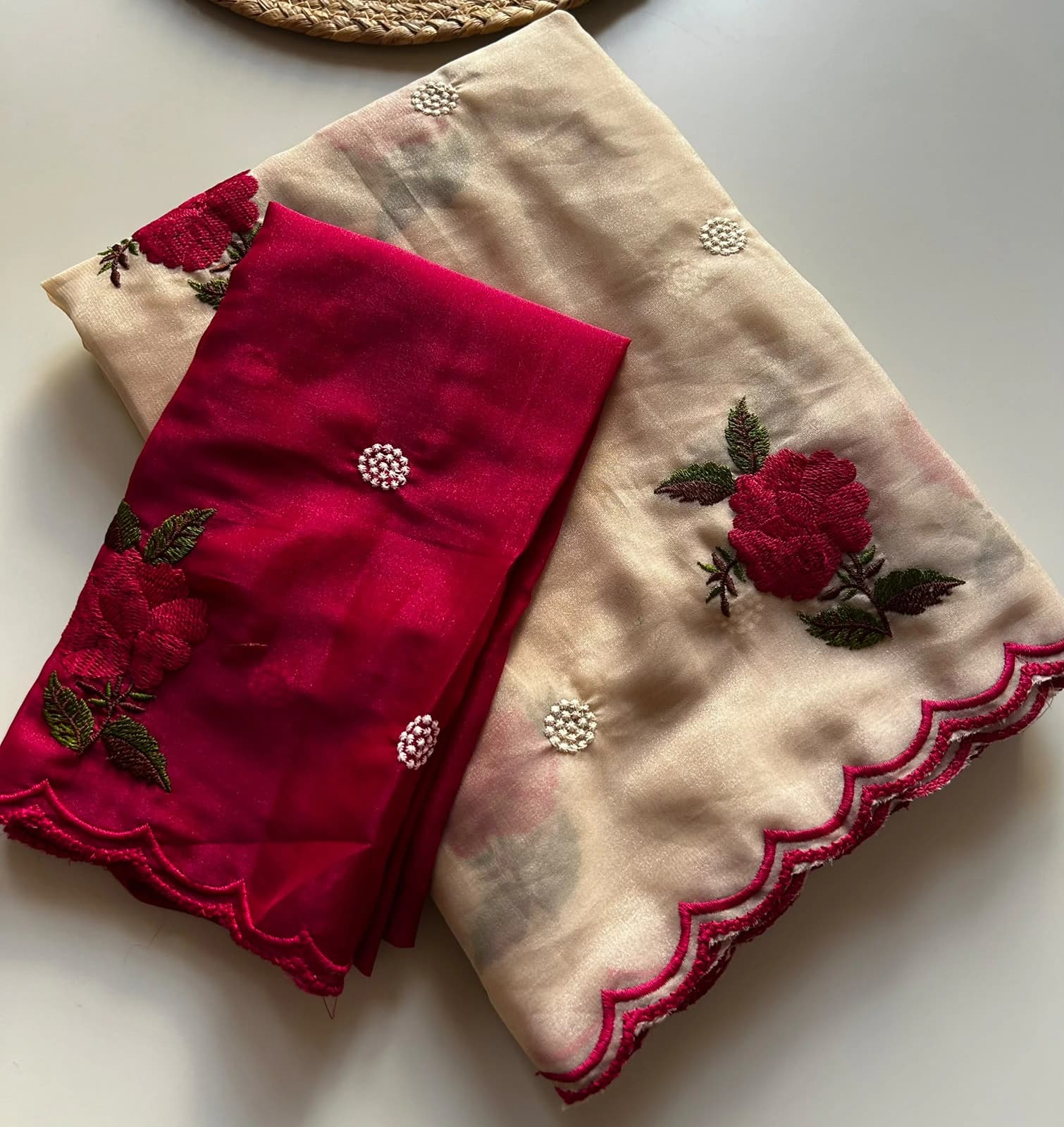 Rangoli Silk Embroidered Saree 5
