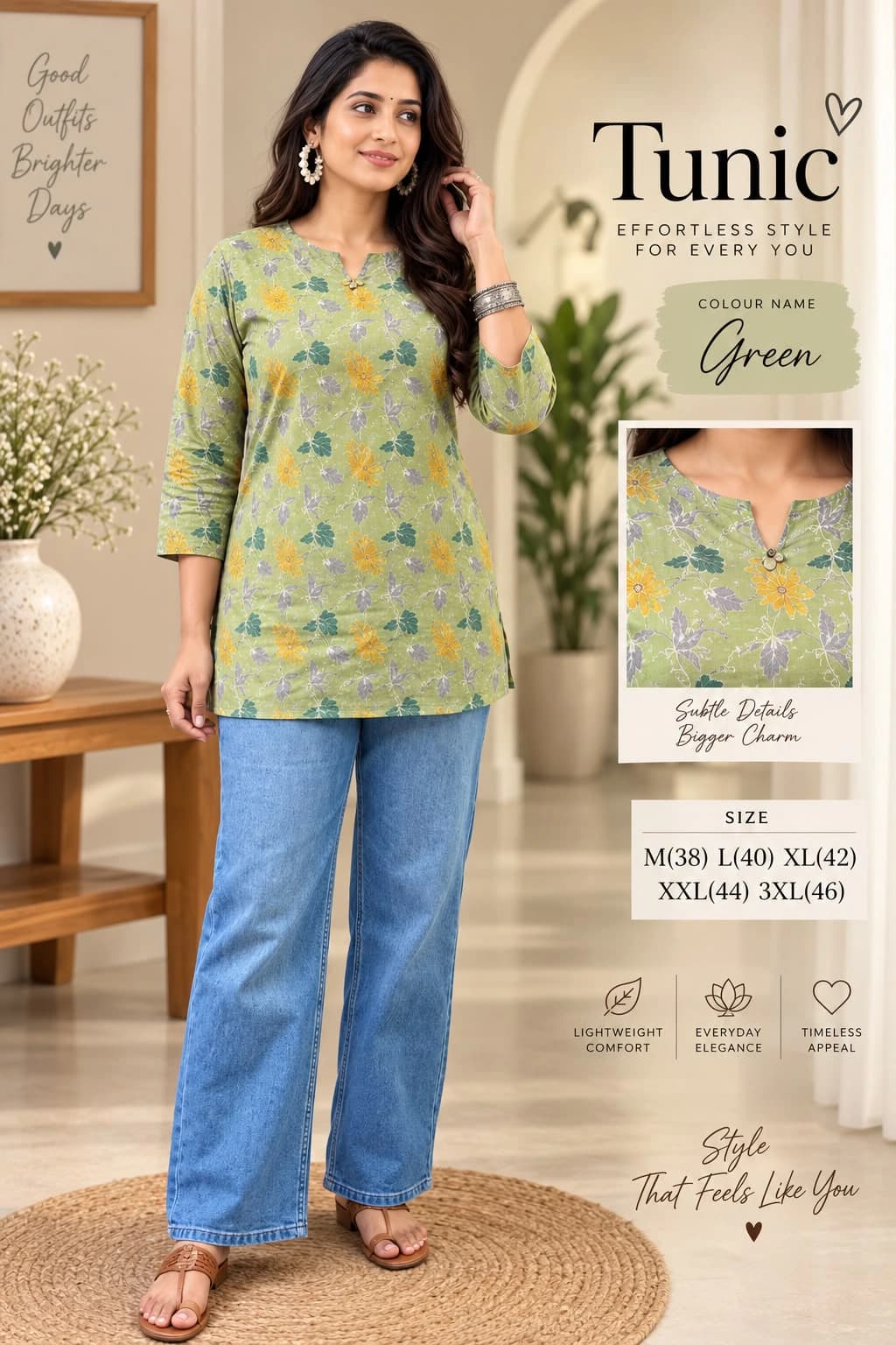Cotton Printed Kurti