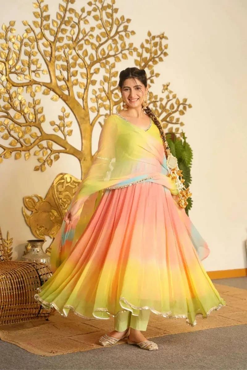 Elegant 3-Piece Anarkali Set 4