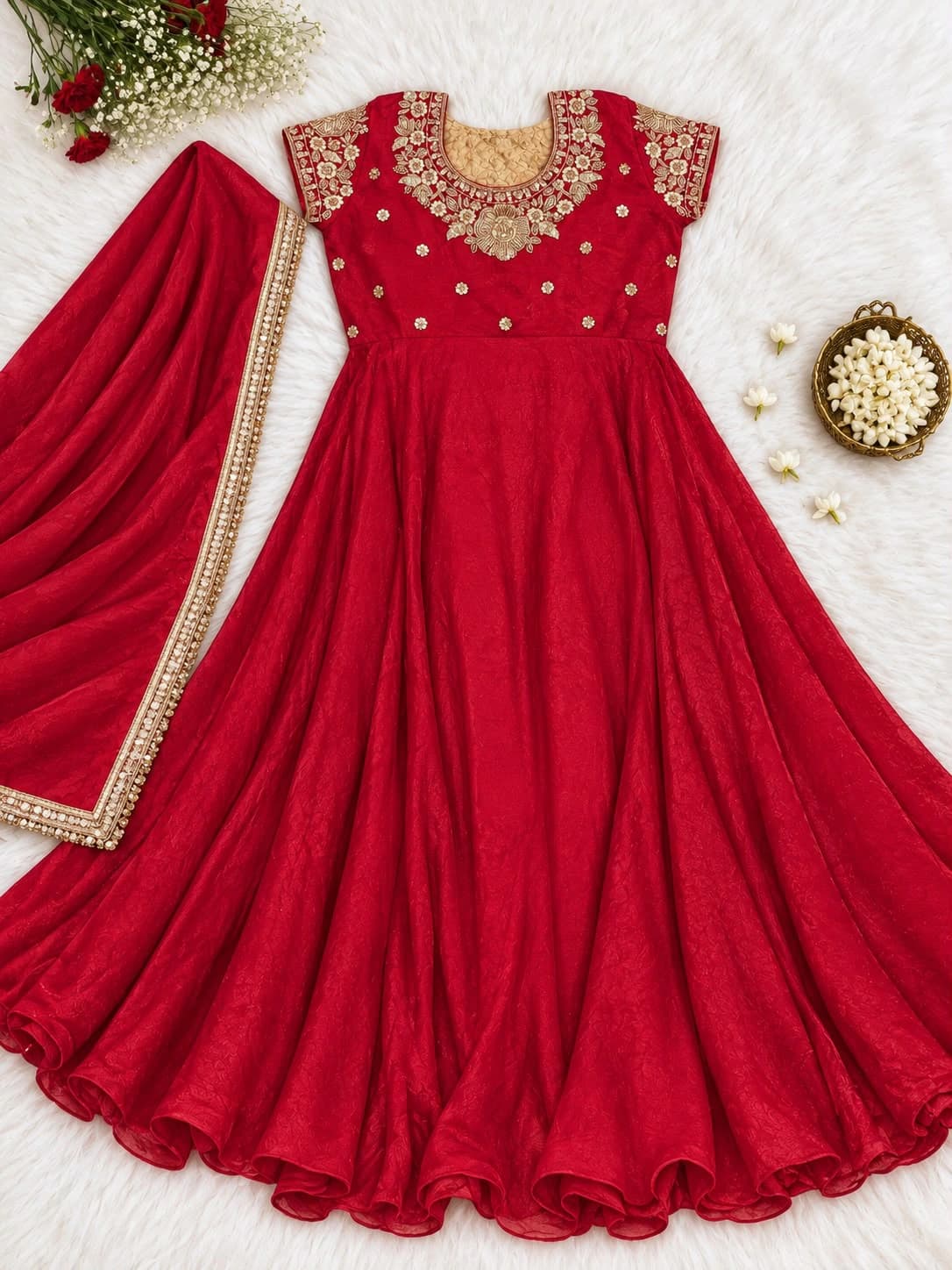 Fendi Crush Anarkali Suit Set