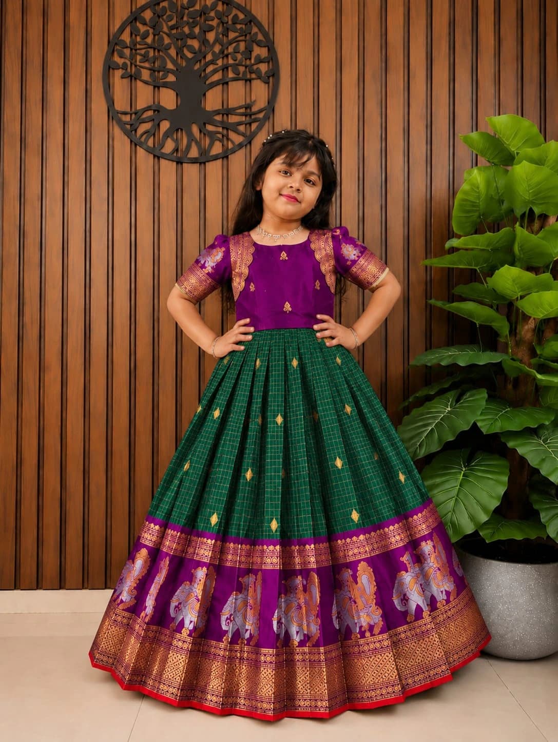 Silk Kids Gown