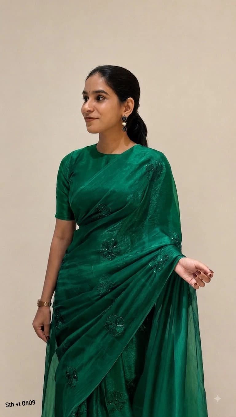DHURVA  SAREES WITH BLOUSE 2