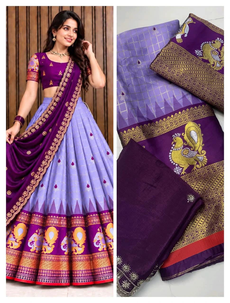 Silk Zari Lehenga