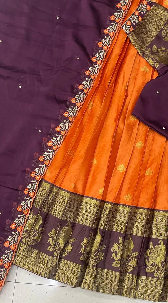 Kanjiveram Silk Lehenga Set 5