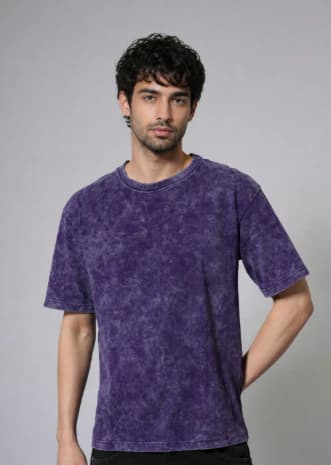 Optic Wash Tshirts - French Terry Cotton T-Shirt