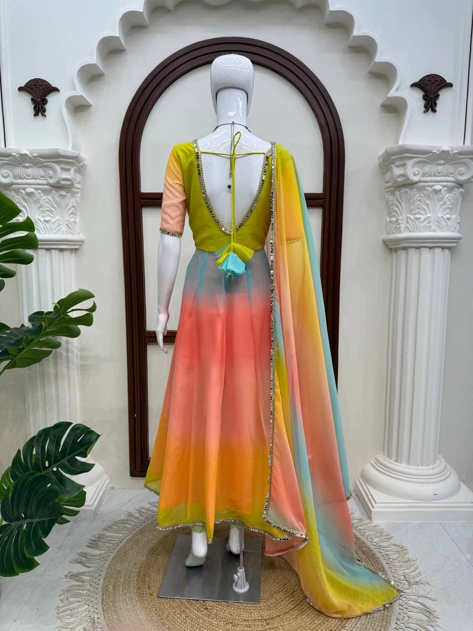 Elegant 3-Piece Anarkali Set 9