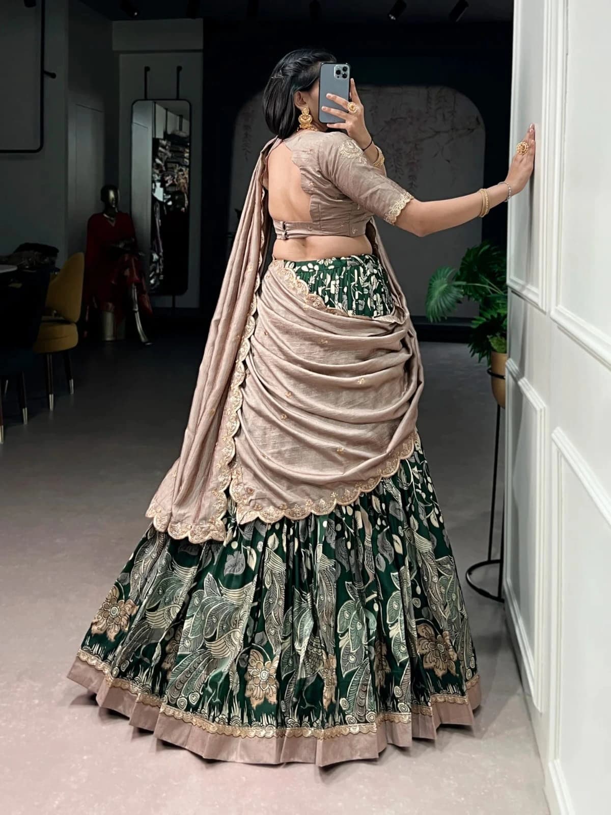 Vichitra Silk Lehenga 2