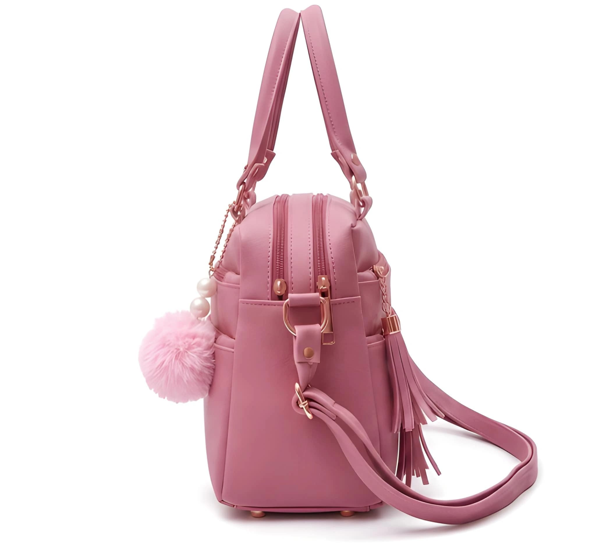 Women’s Premium PU Leather Tote Handbag | Stylish Shoulder Carry Bag for Ladies | Large Spacious 3