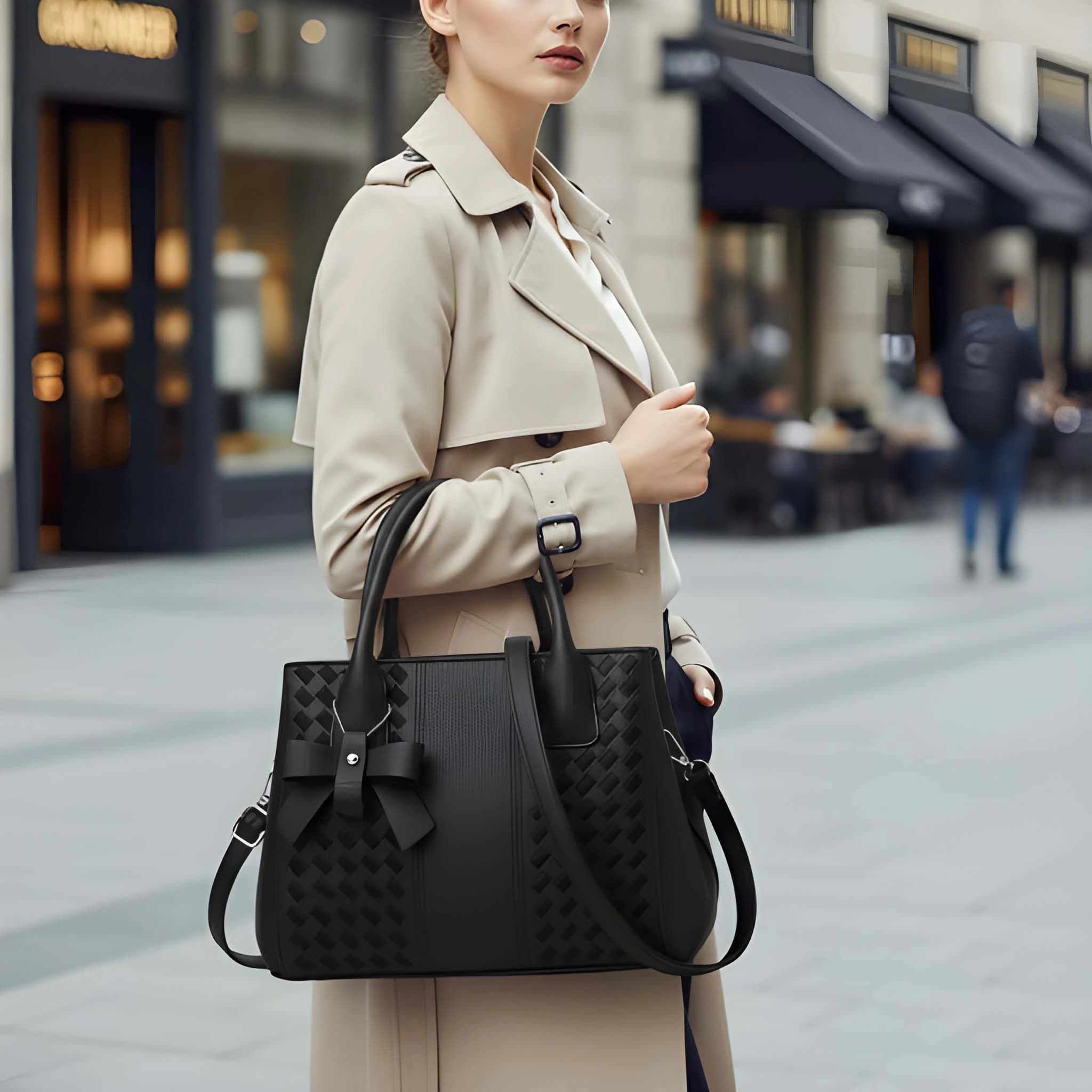 Trendy Women’s Premium Handbag | Elegant PU Leather Tote & Shoulder Carry Bag 2