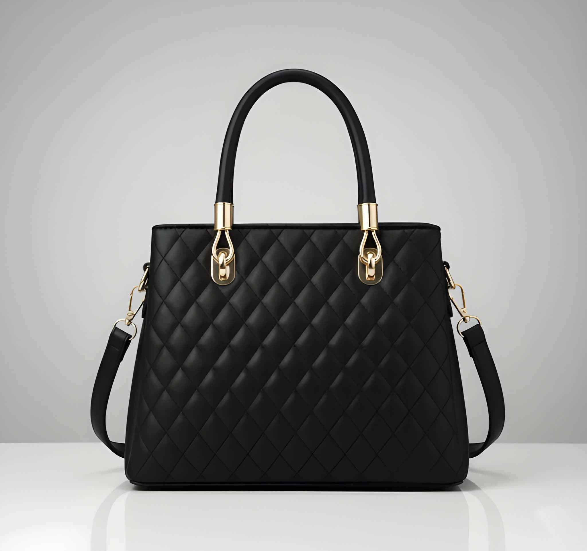 Stylish Ladies PU Leather Shoulder Handbag Premium Fashion Tote Bag with Spacious Multi-Compartment 3